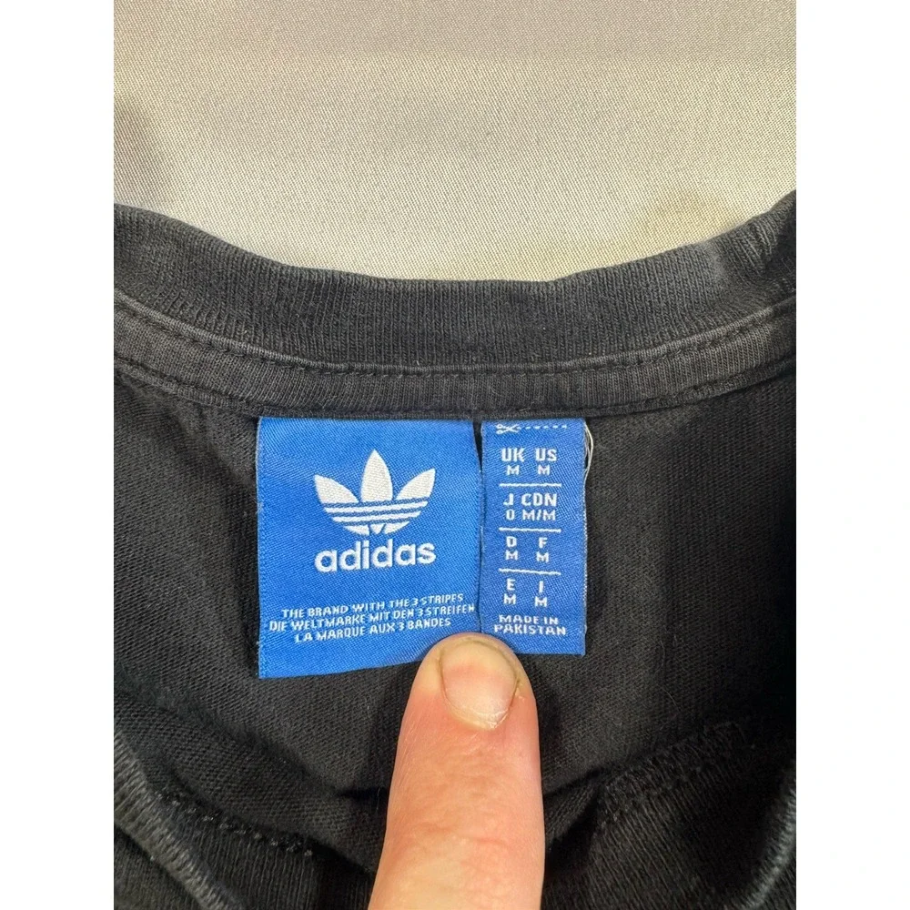Adidas 3-Stripes dress Black White Skater 90s Vintage Streetwear Medium